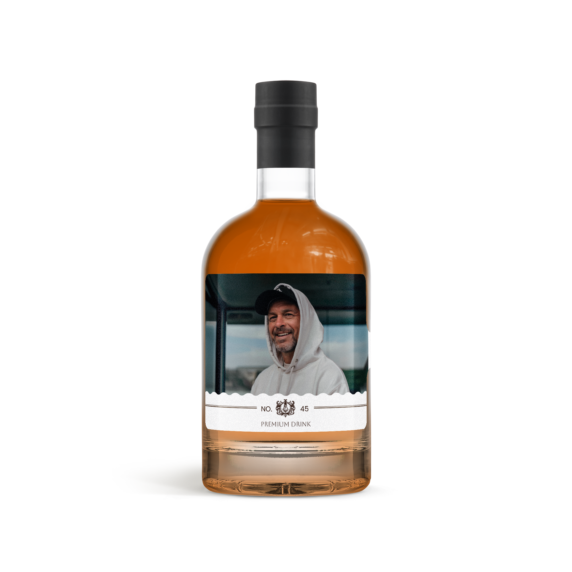 Rum escuro personalizado