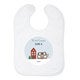 Baby bib - First Christmas - White