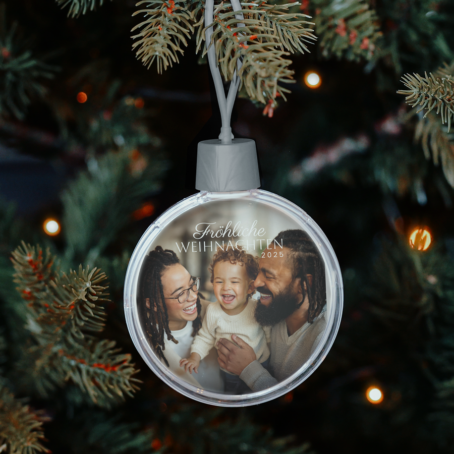 Transparente Kugel Mit Goldener Kappe Baker Ross Foto-Weihnachtskugeln – 4 Große, Transparente Kugeln (75 Mm) Mit Einsätzen, Goldener Kappe & Rotem Samtband, Zum Personalisieren Mit Fotos Oder Kunstwerken
