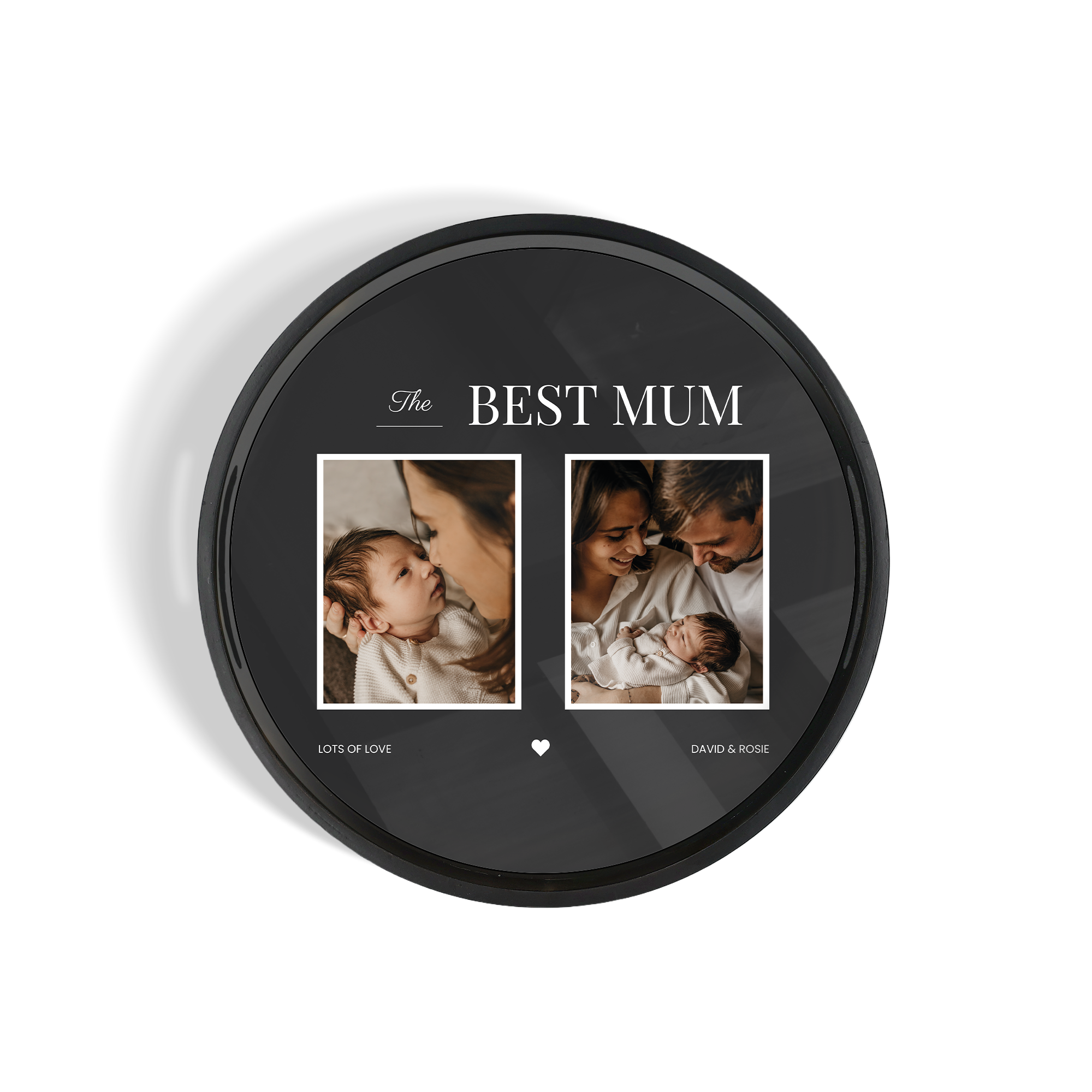 Personalised serving platter - Round