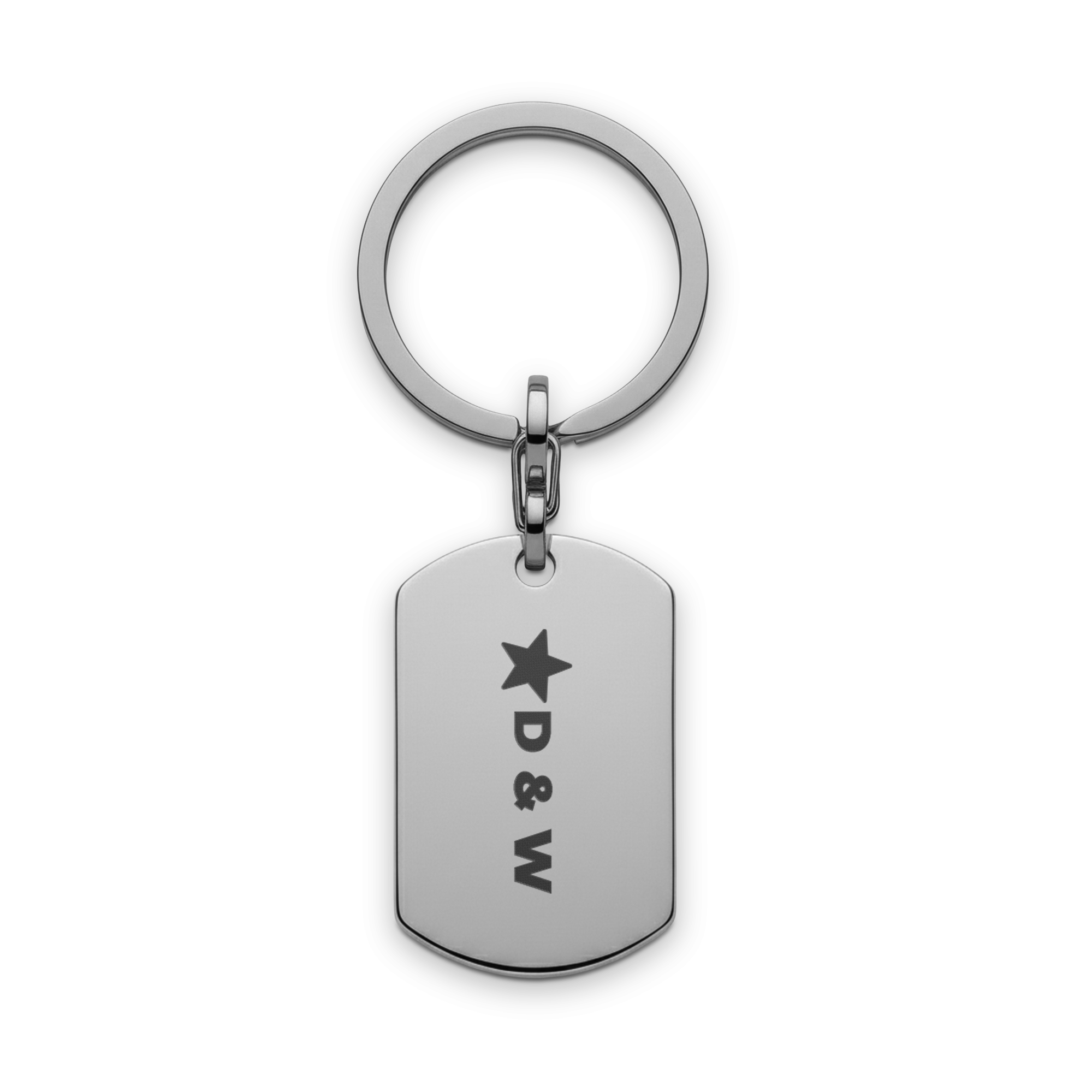 Engraved keyring