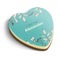 Corazón de chocolate impreso