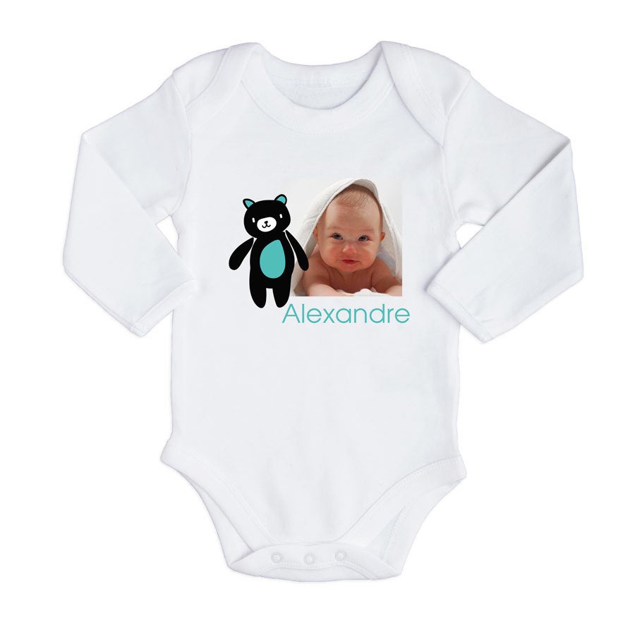 Body bébé personnalisé - Blanc - 74/80