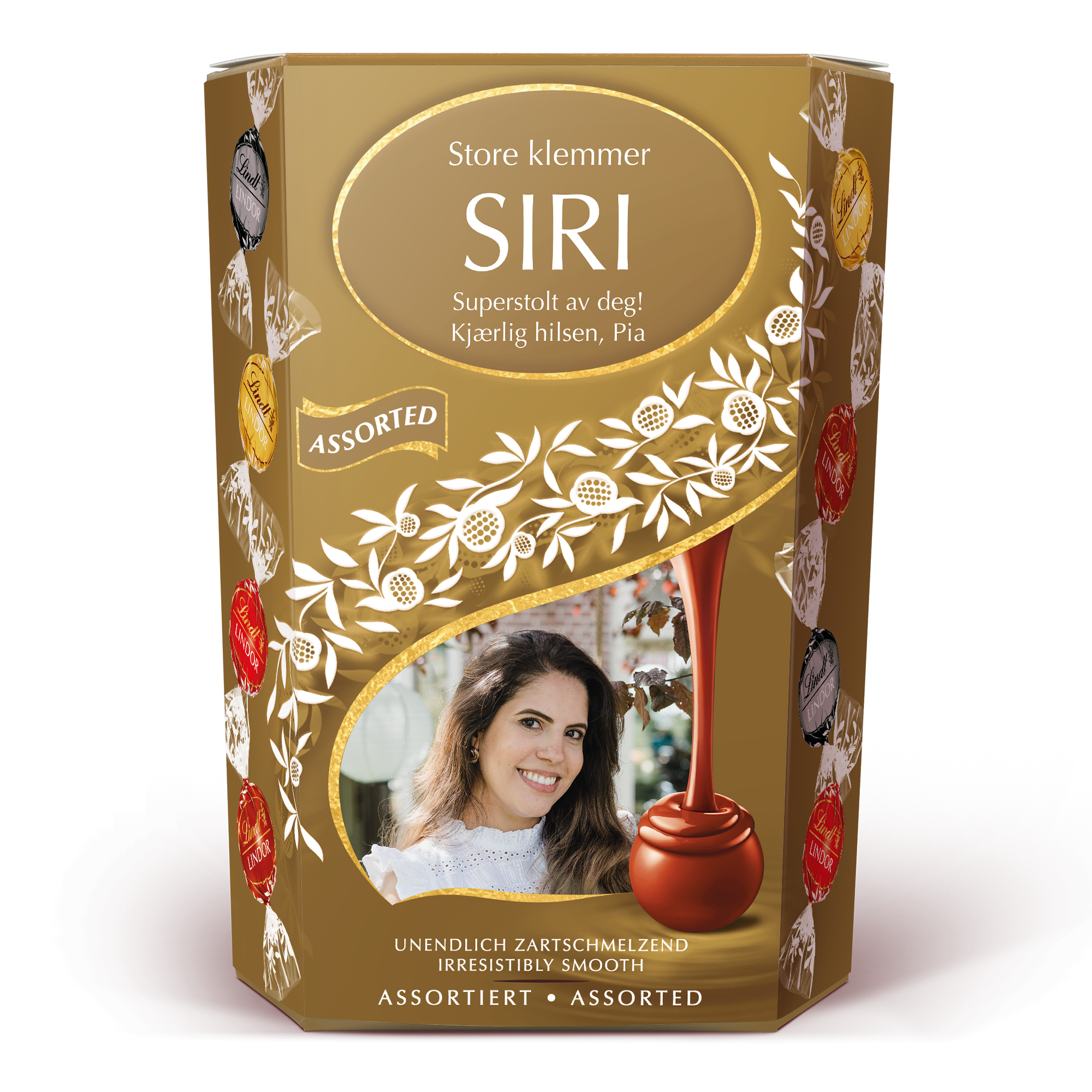 Gaveeske med Lindt-sjokolade