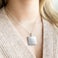 Ketting met vierkante hanger Ketting met vierkante hanger