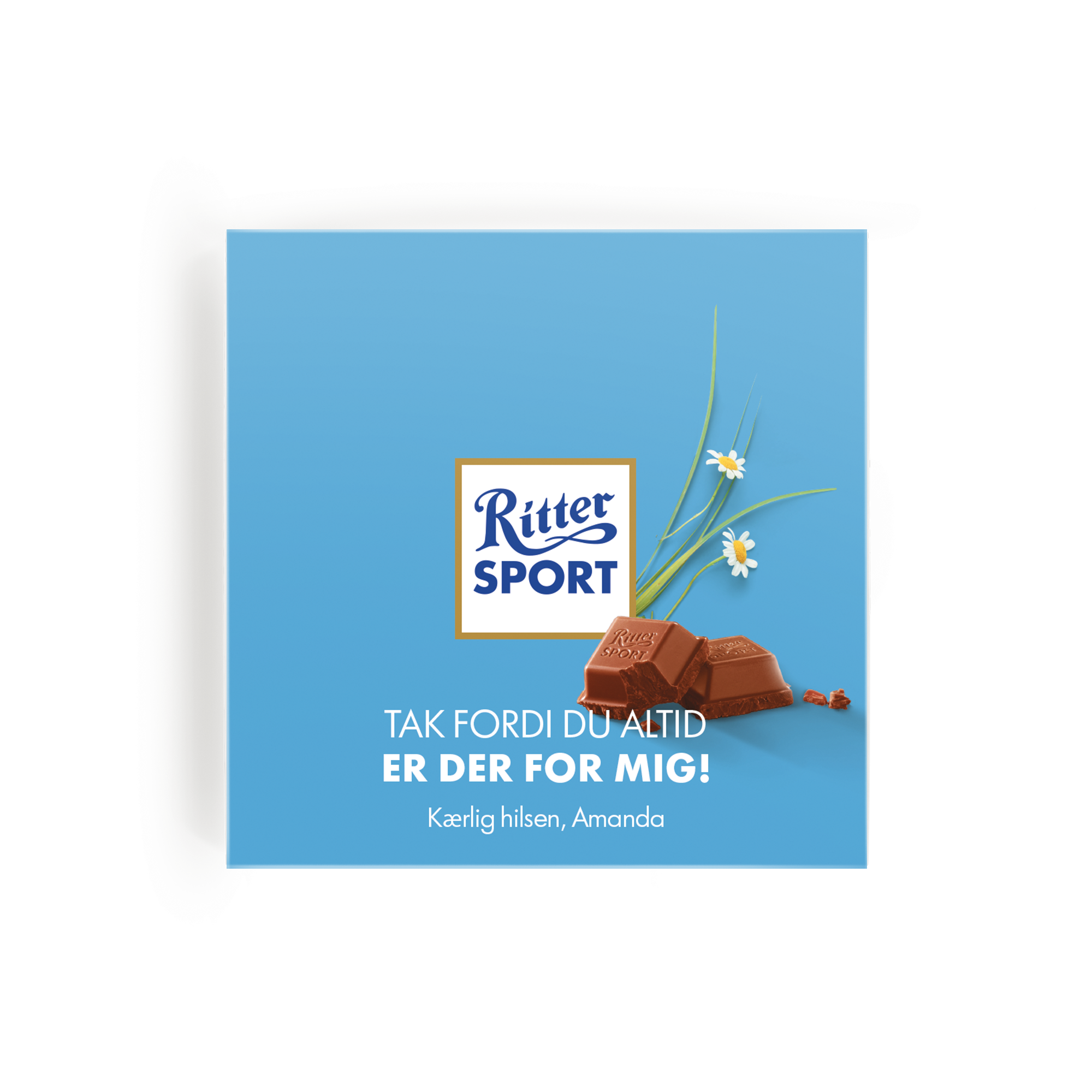 Personlig Ritter Sport chokolade