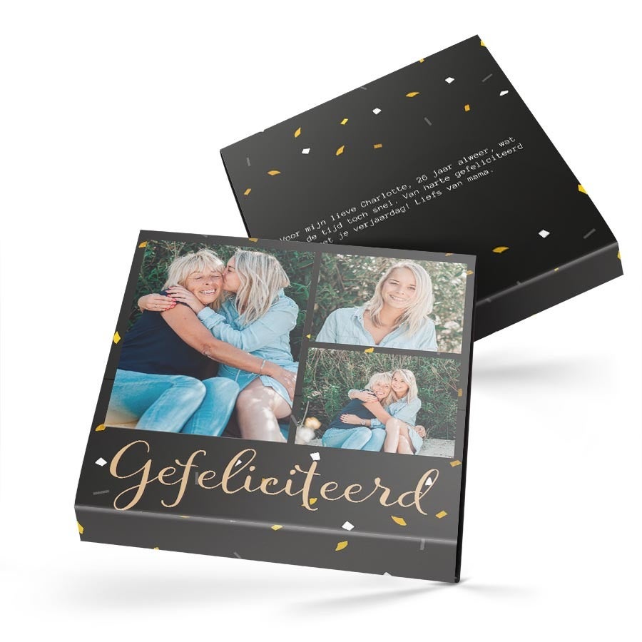 Luxe bonbon giftbox bedrukken (49 stuks)