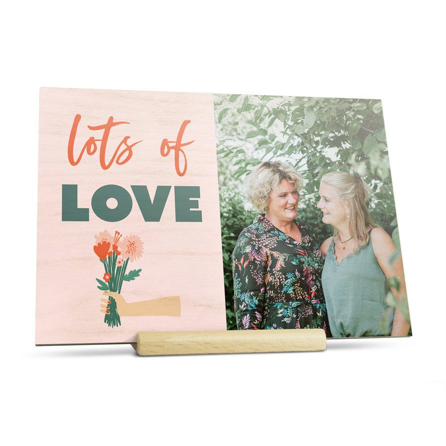 Personalised wooden card