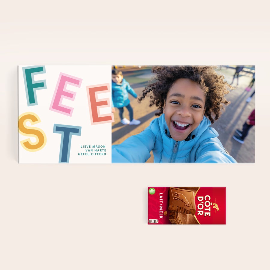 Chocolate Côte d'Or - Barra Gigante com nome Chocolate Côte d'Or - Barra Gigante com nome