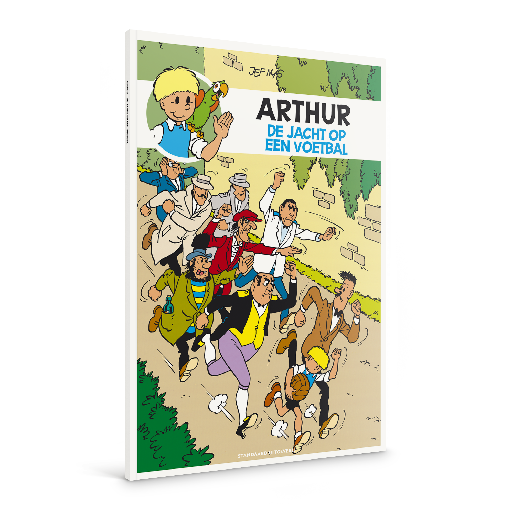 Jommeke "De jacht op een voetbal" personaliseren
