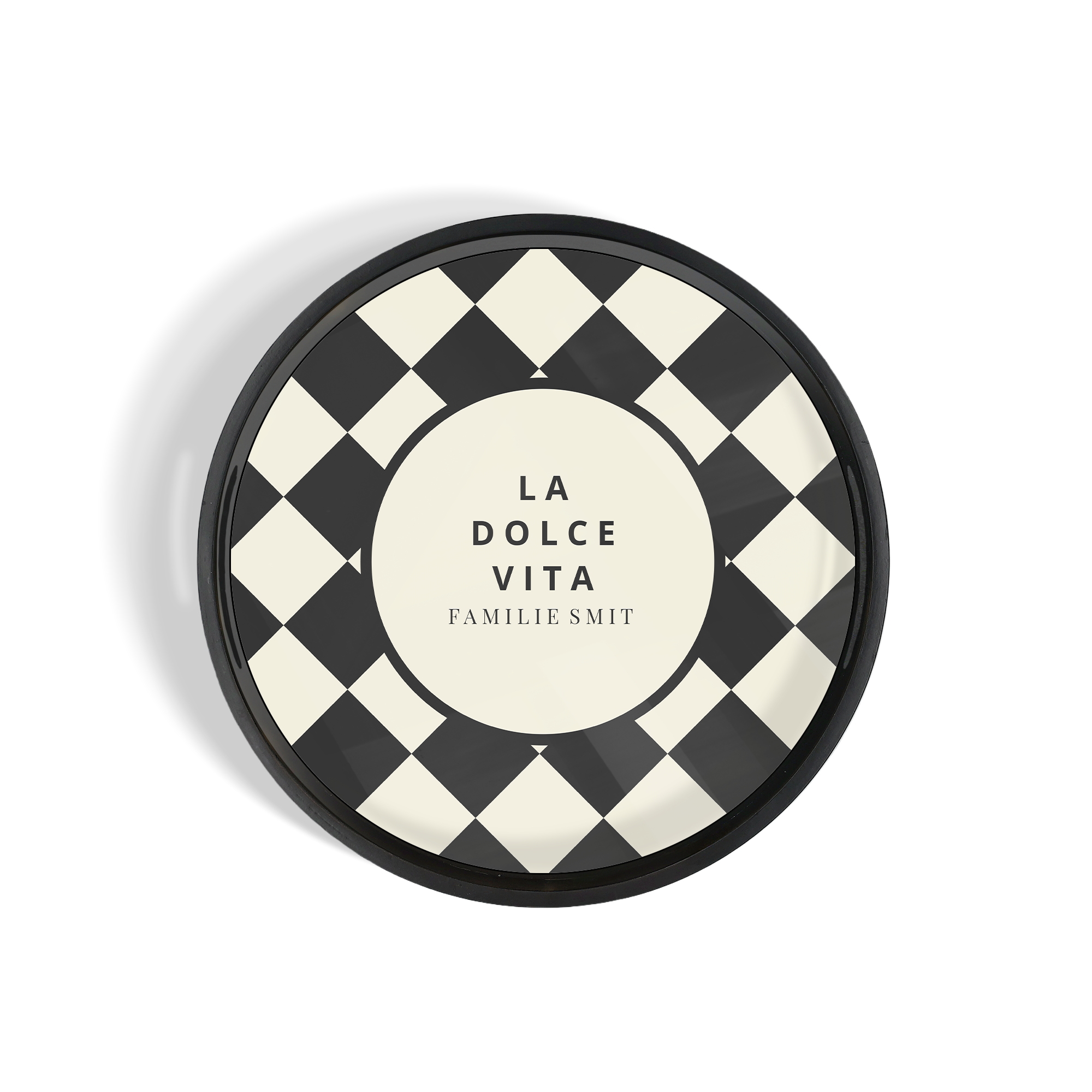 Rond dienblad bedrukken