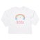 T-shirt til babyer med navn - Langærmet - hvid - 62/68