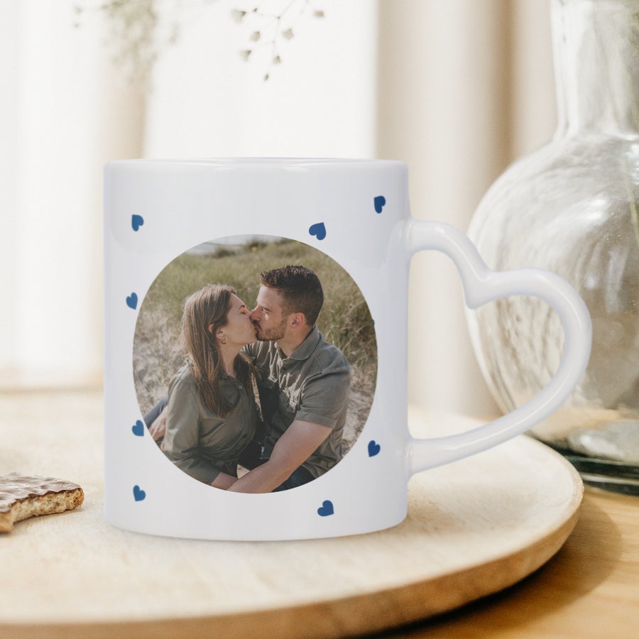 Taza con foto - Asa de corazón Taza con foto - Asa de corazón