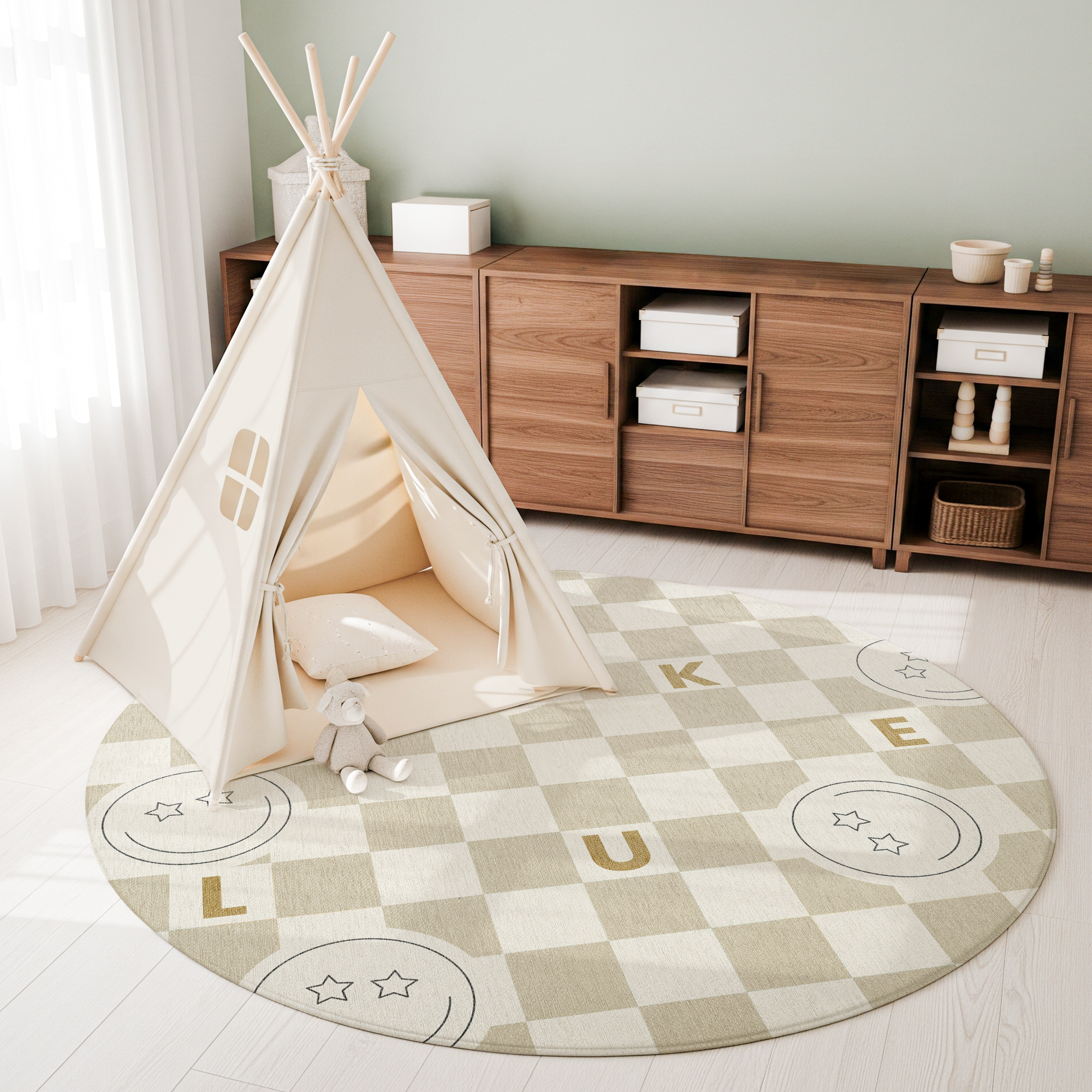 Personalised play mat - ø 152 cm
