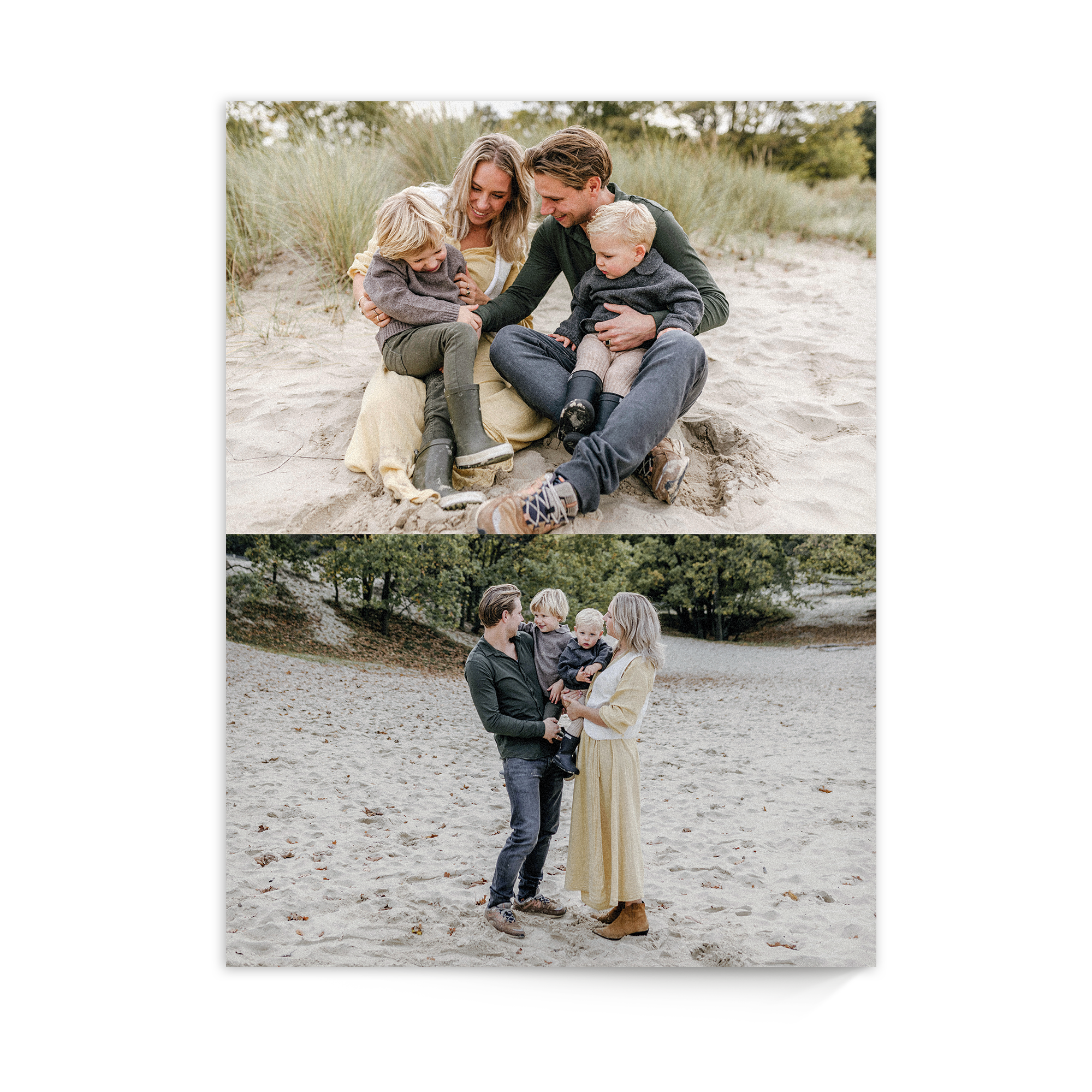 Tableau en bois personnalisé avec photo de famille imprimée sur bois pour créer la surprise