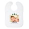 Baby bib - First Christmas - White