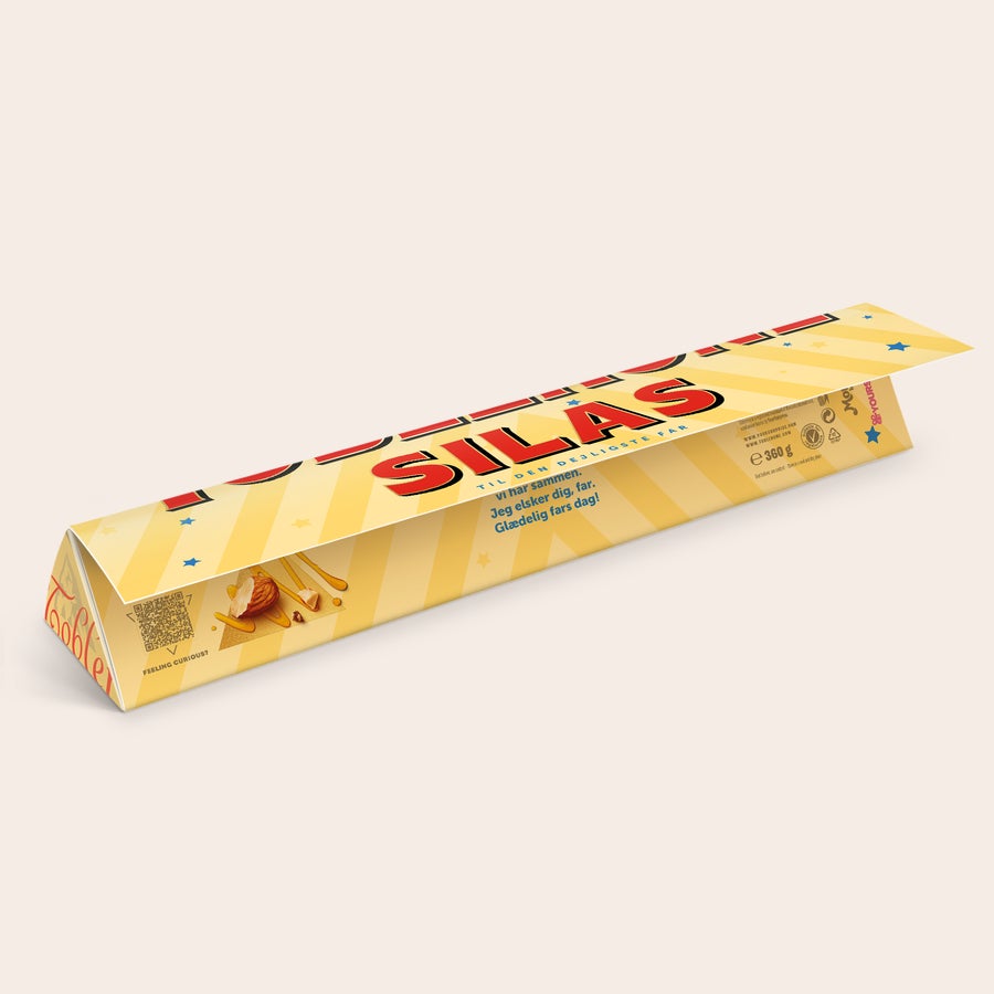 Toblerone med navn - Fars Dag Toblerone med navn - Fars Dag