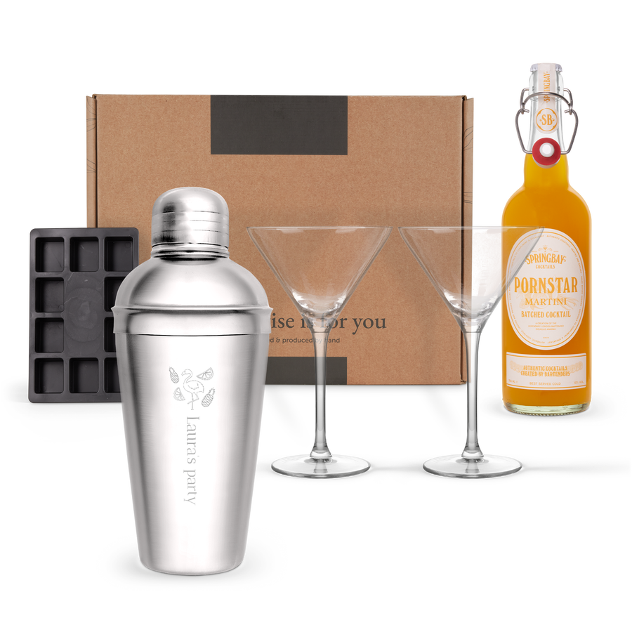 Personalised Cocktail T Set Pornstar Martini Yoursurprise