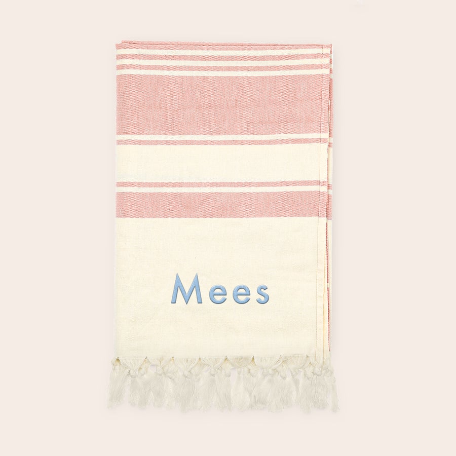 Hamamdoek met naam Hamamdoek met naam