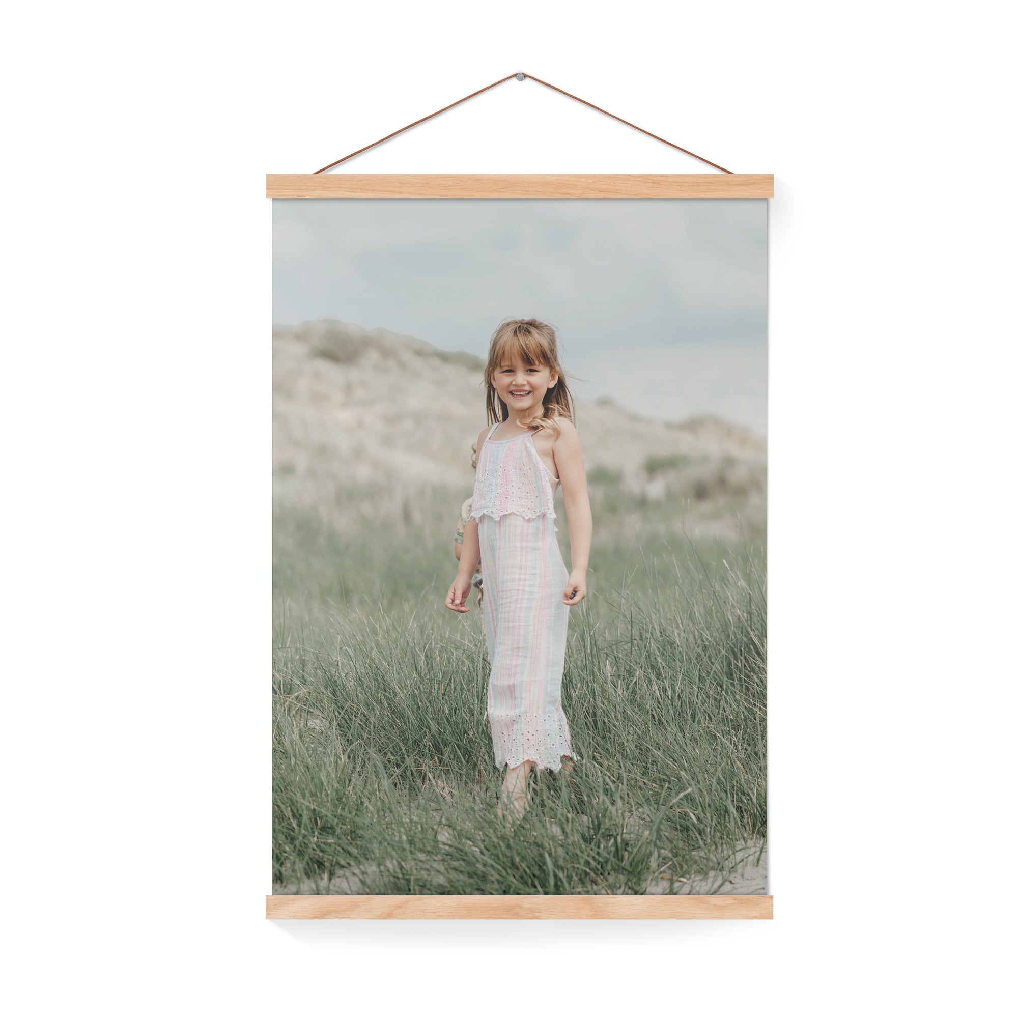 Gepersonaliseerde poster met houten posterhanger 40x60