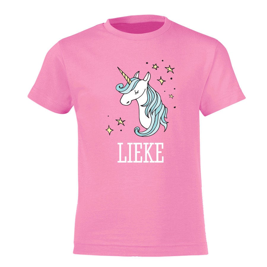 T-shirt voor kinderen bedrukken - Roze - 2 jaar