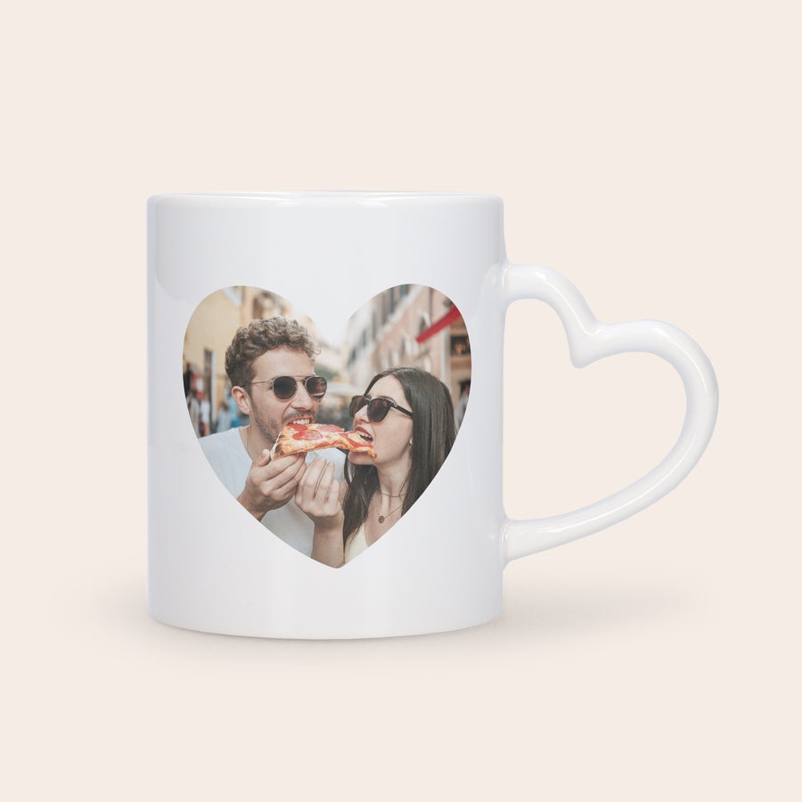 Taza con foto - Asa de corazón Taza con foto - Asa de corazón