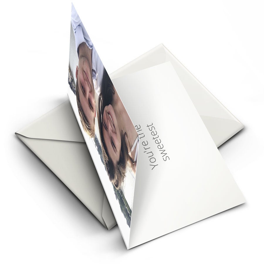 Card foto personalizat