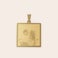 Necklace with square pendant Necklace with square pendant