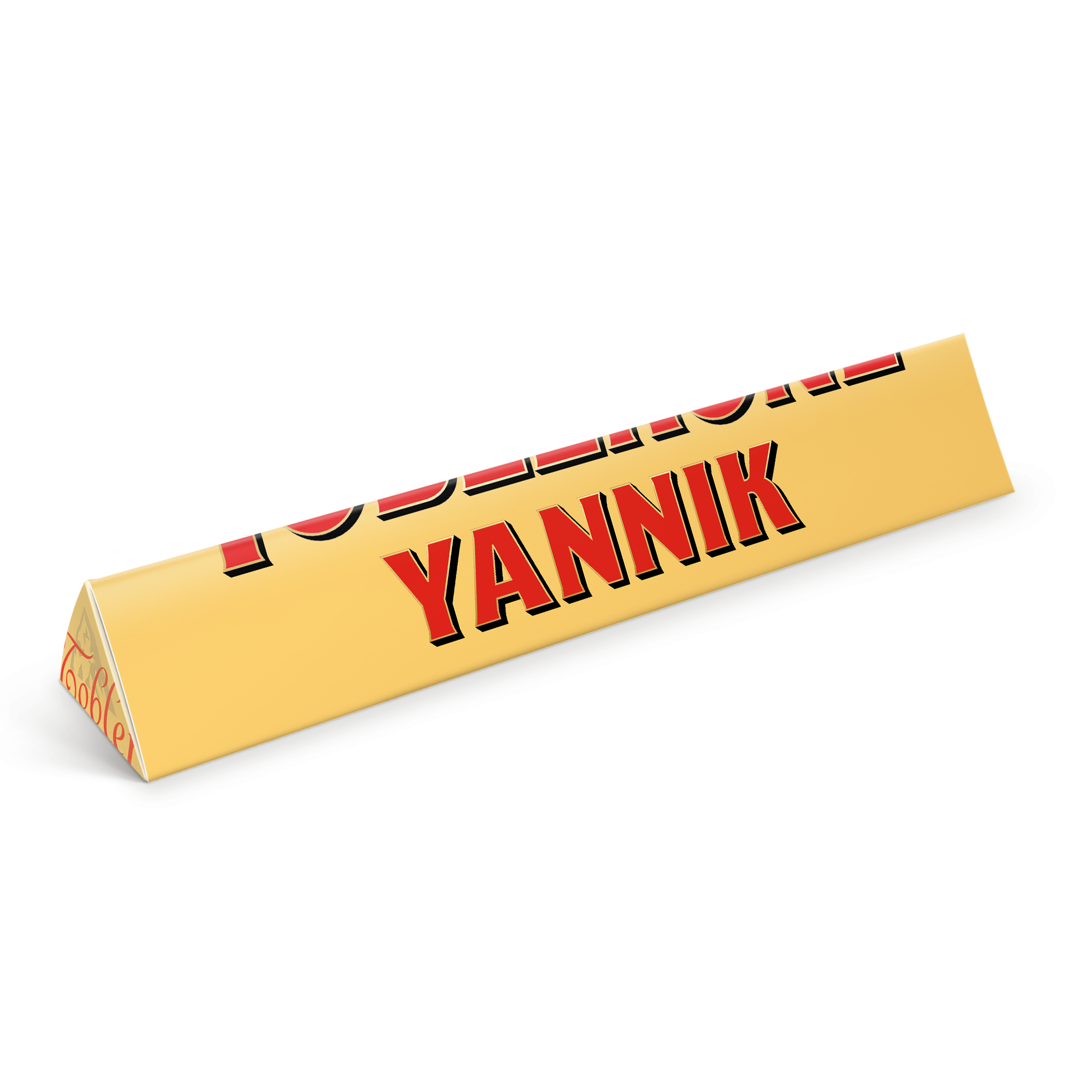 Toblerone personalisieren - Größe S, bedruckt mit dem Namen 