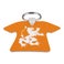 Voetbalshirt sleutelhanger personaliseren