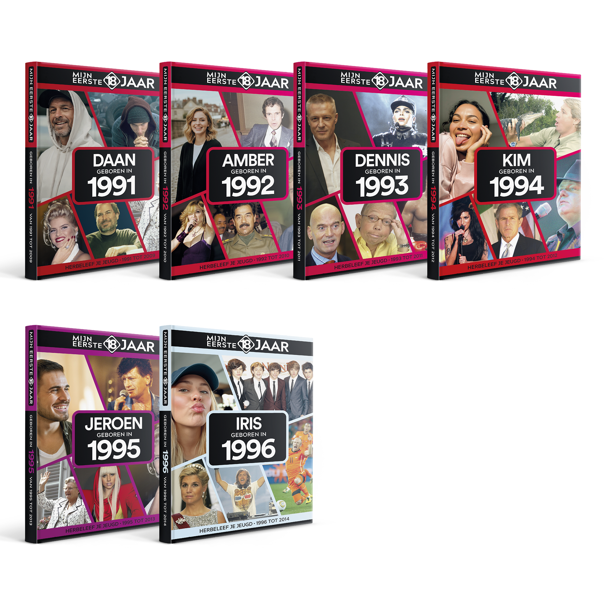 Geboortejaar boek - Mijn eerste 18 jaar