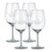 Rood wijnglas - set van 4