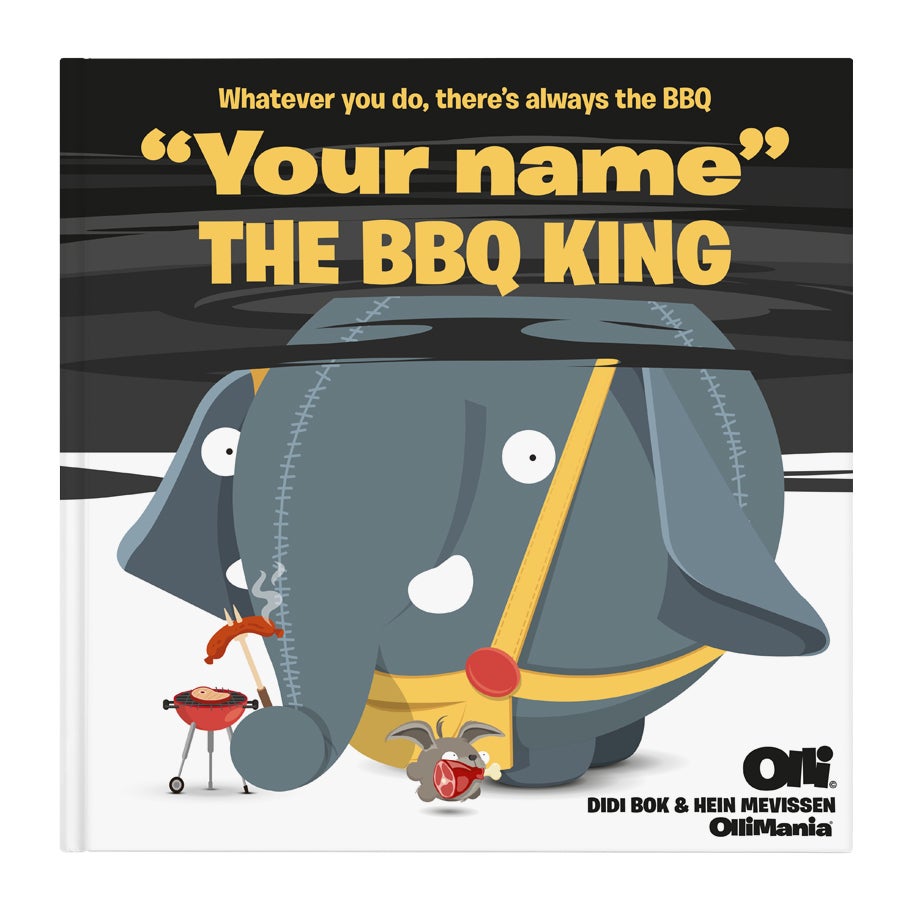 Personalised book - The BBQ King - XXL - Hardcover