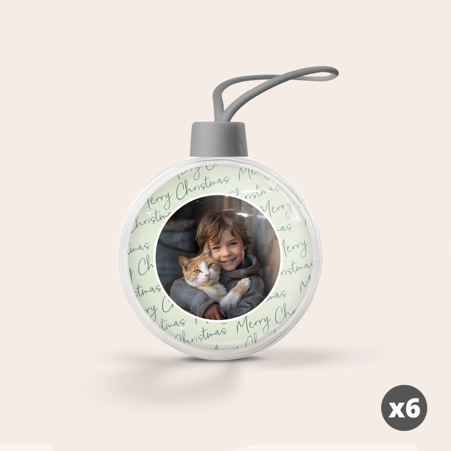 Personalised Christmas Baubles Personalised Christmas Baubles