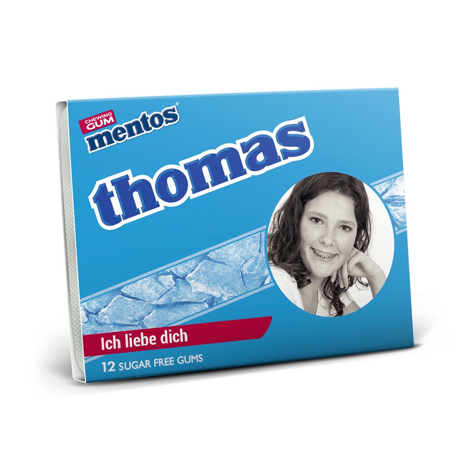 Mentos Kaugummi personalisieren