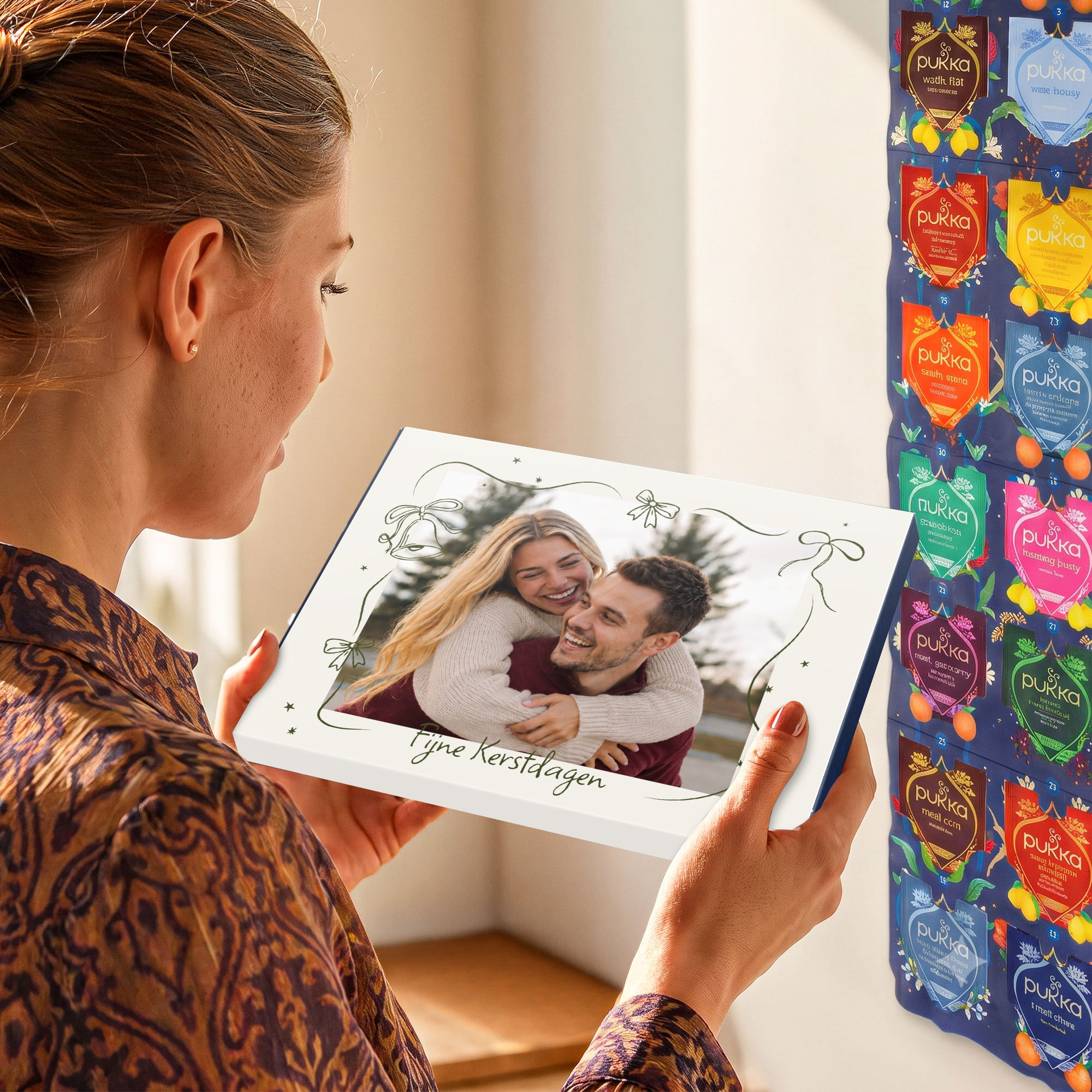 Thee adventskalender met eigen design - Pukka