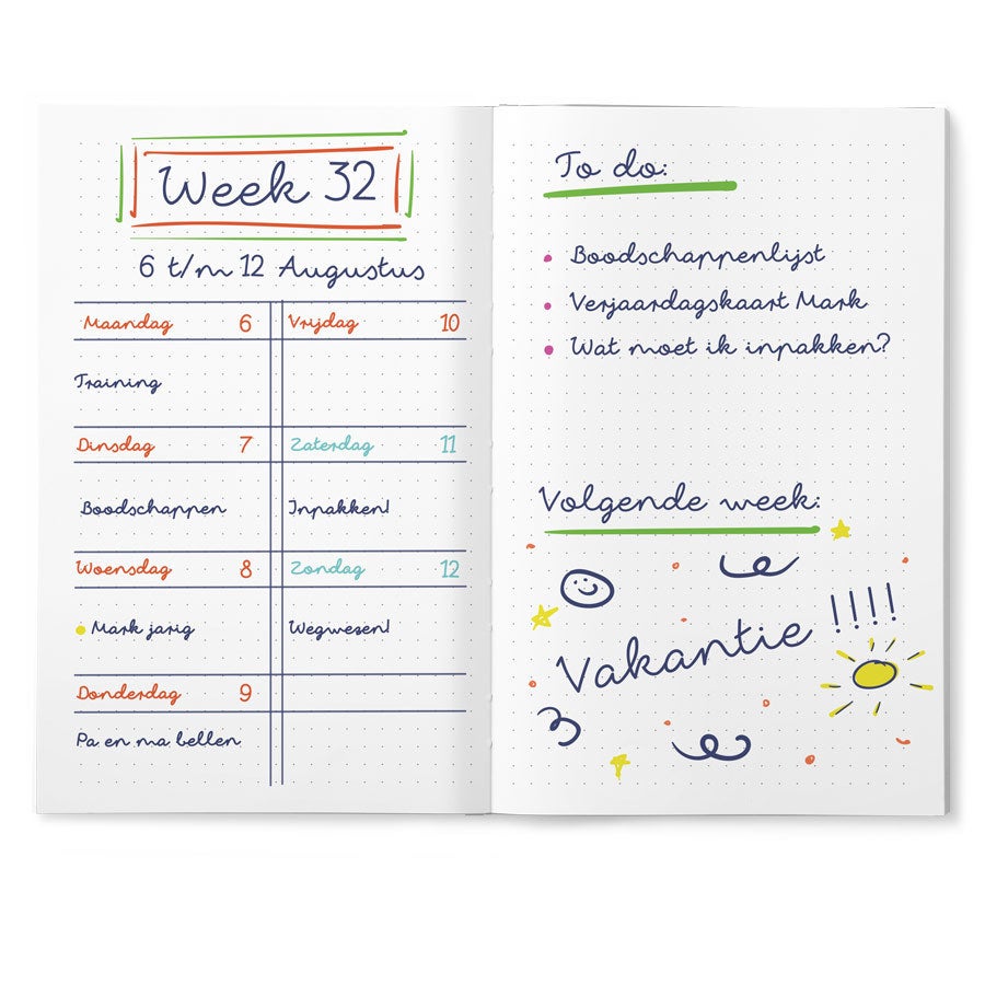 Bullet journal bedrukken