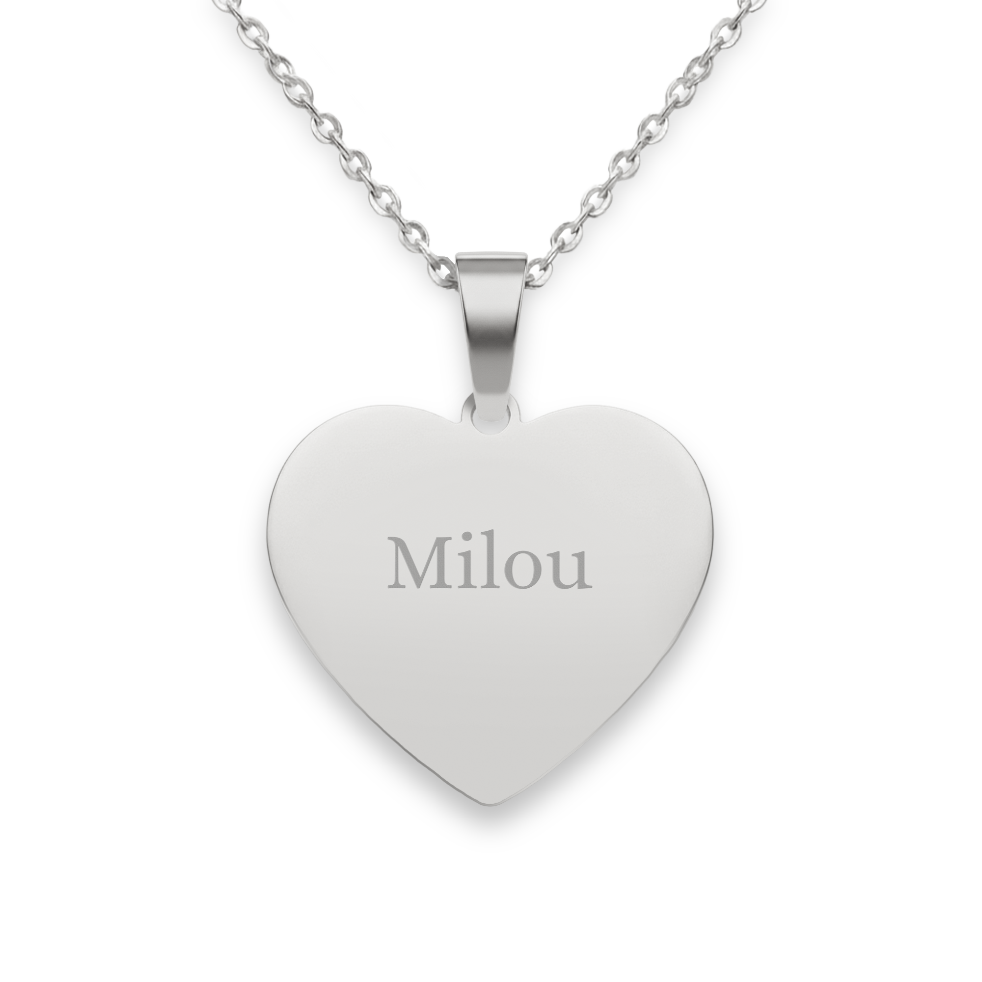 Hartje ketting graveren