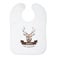 Baby bib - First Christmas - White