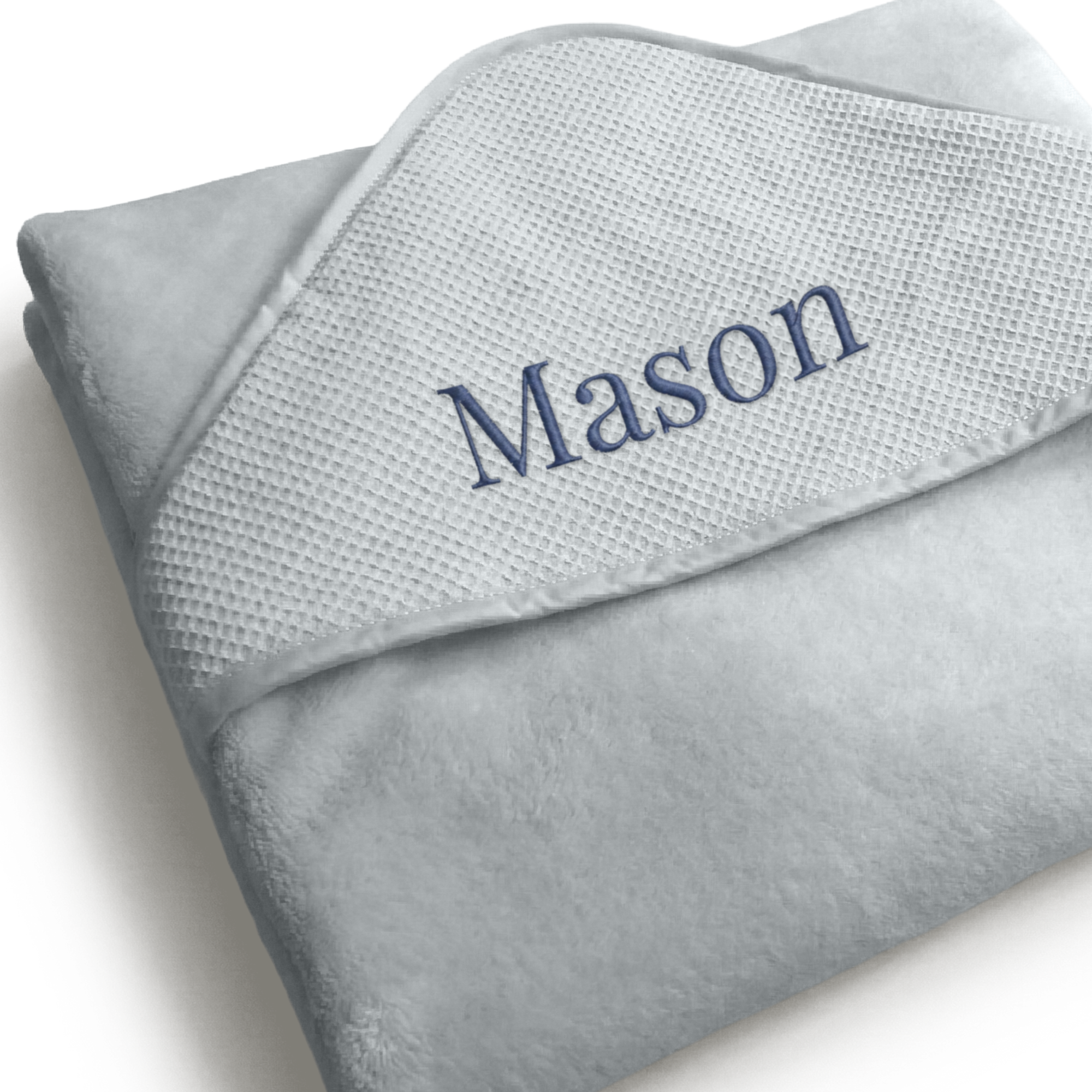 Personalised hoodie blanket for baby
