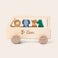 Bus animaux en bois personnalisé - Trixie Bus animaux en bois personnalisé - Trixie