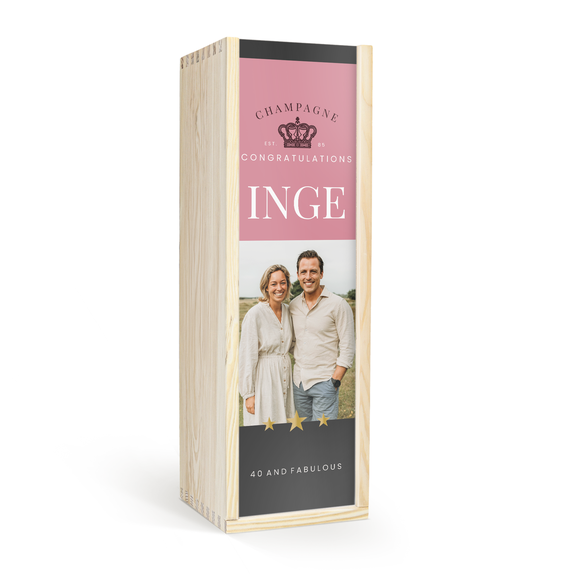 Champagne in personalised case - Moët & Chandon - Magnum 1500ml