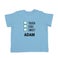 Babyskjorta med tryck - kort ärm - babyblå - 50/56