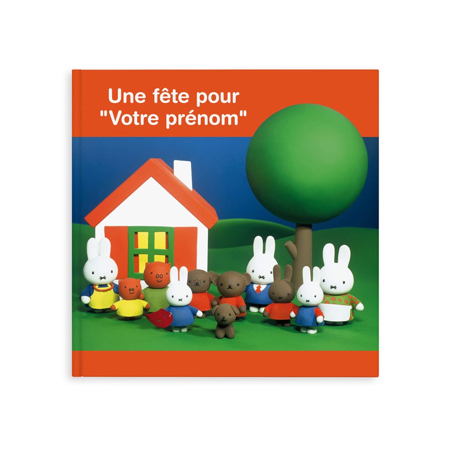 Coffret Miffy personnalisé - Couverts & livre