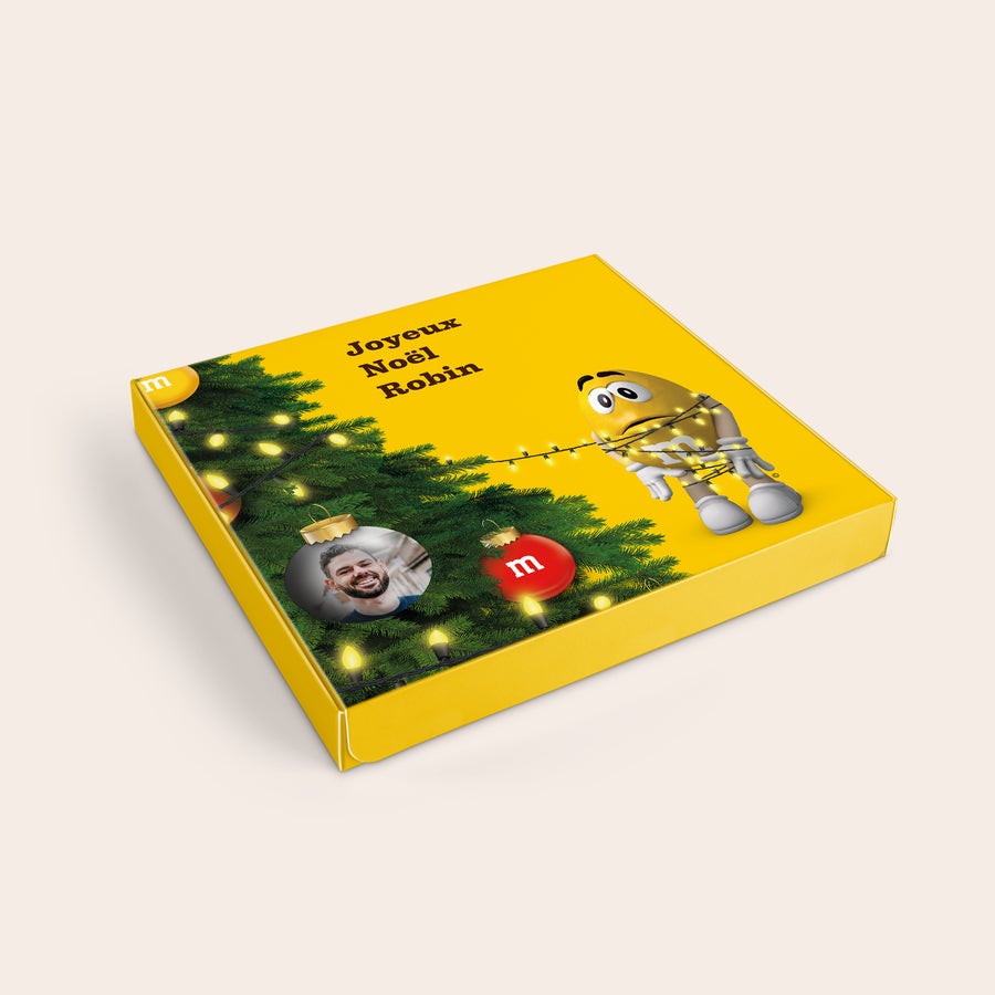 Coffret cadeau M&M's personnalisé Coffret cadeau M&M's personnalisé