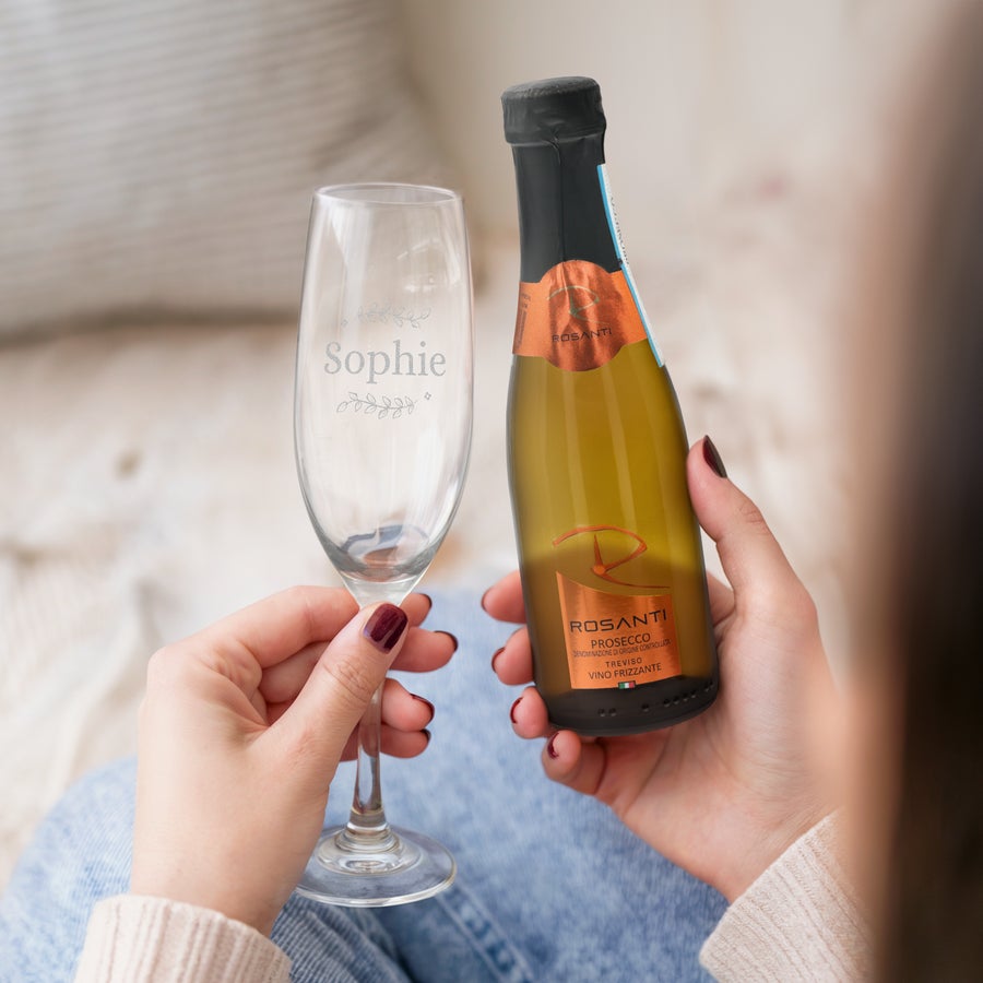 Prosecco ajándék személyre szabott üveggel - Rosanti - Vino Frizzante - Mini Prosecco ajándék személyre szabott üveggel - Rosanti - Vino Frizzante - Mini