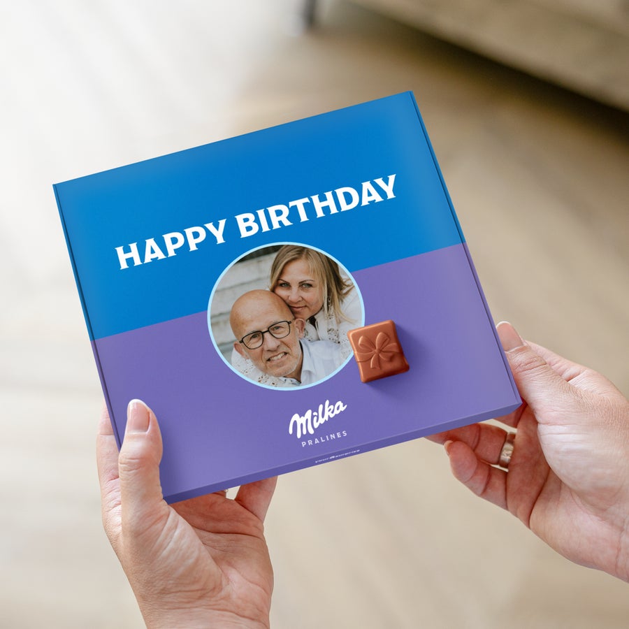 Personalised Milka Happy Birthday - 110 grams Personalised Milka Happy Birthday - 110 grams