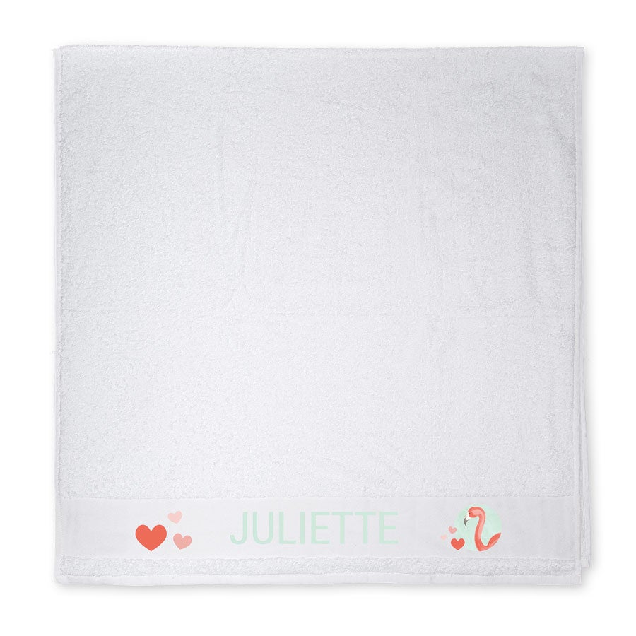 Serviette de bain personnalisé photo