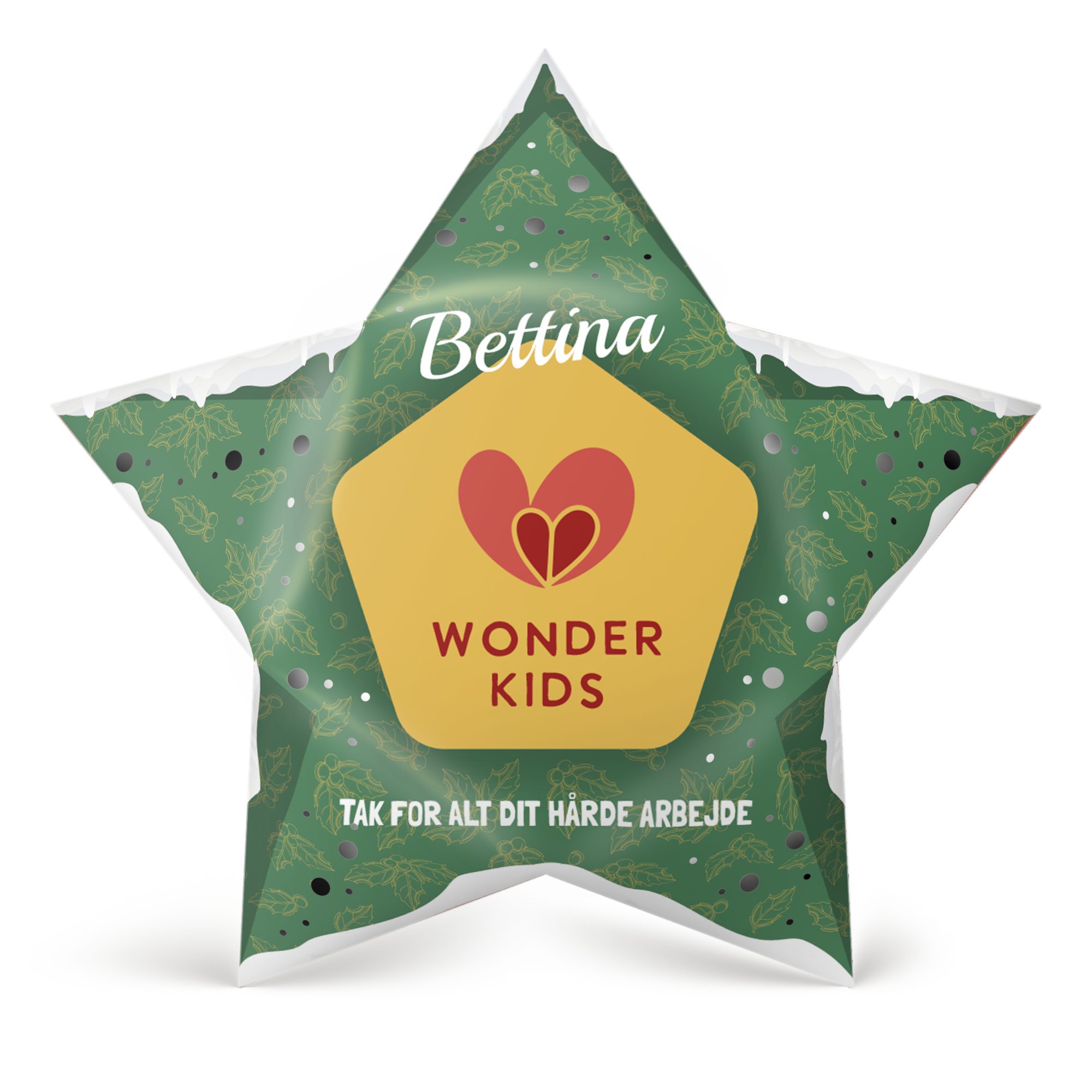 Personlig Papir Julestjerne - Gør-det-selv - 42,5 cm - Inklusive lys