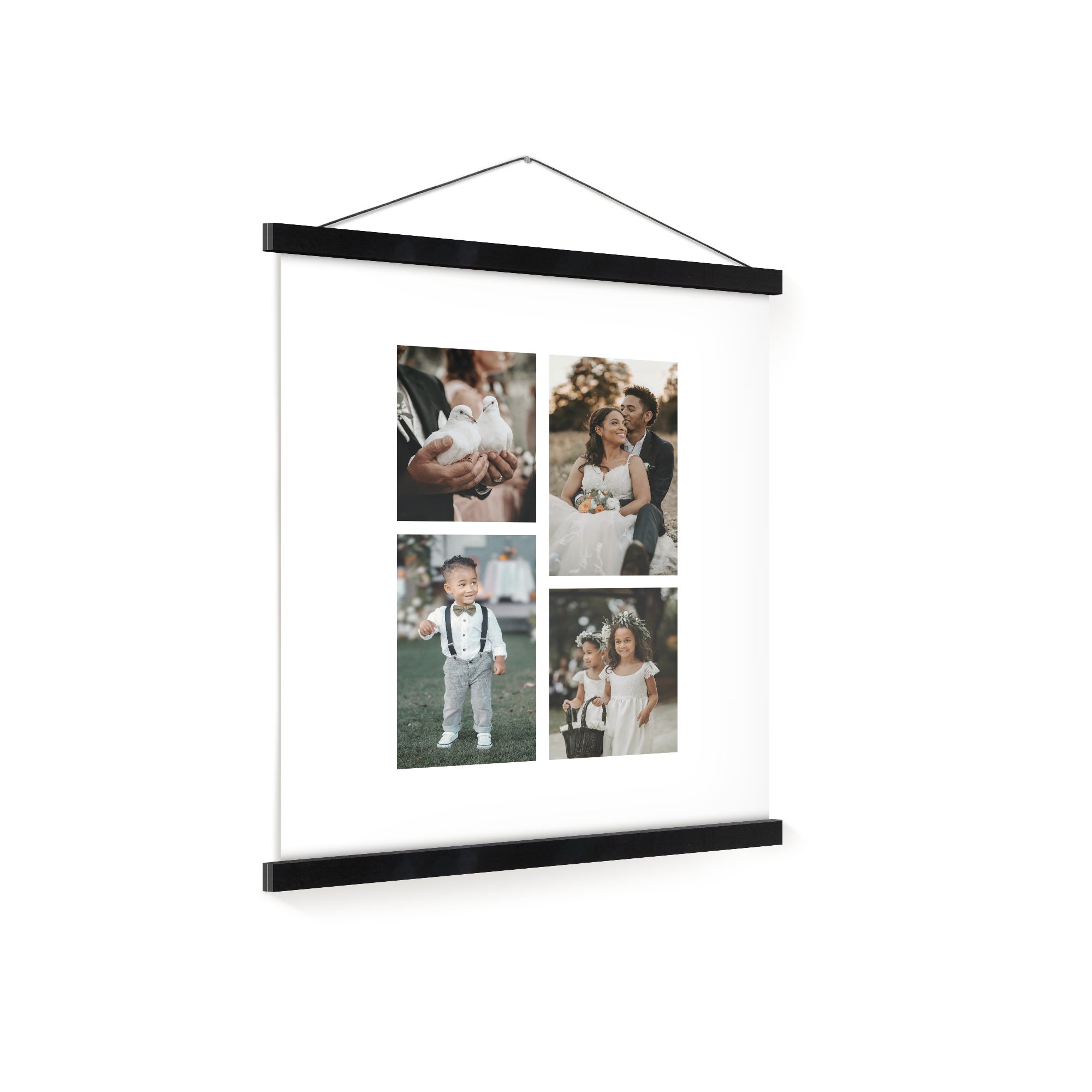 Personalizowany plakat z lakierowanym magnetycznym wieszaczkiem 40 x 50 cm